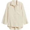 Bella Dahl Shirttail Button-up Shirt In White