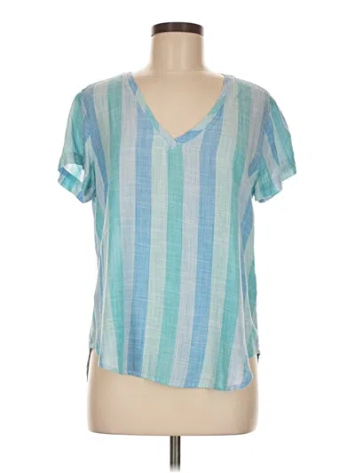 Pre-owned Bella Dahl Short Sleeve T-shirt In Blue