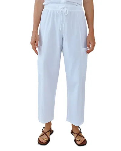 Bella Dahl Side Pocket Seamed Pants In White