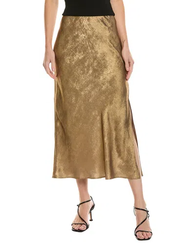 Bella Dahl Side Slit Bias Maxi Skirt In Multi