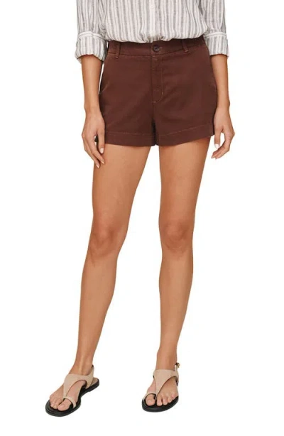 Bella Dahl Side Slit Tennis Shorts In Blue