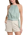Bella Dahl Side Tie Button Halter Top