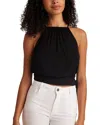 BELLA DAHL BELLA DAHL SIDE TIE BUTTON HALTER TOP