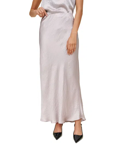 Bella Dahl Sleek Bias Maxi Skirt In Gray