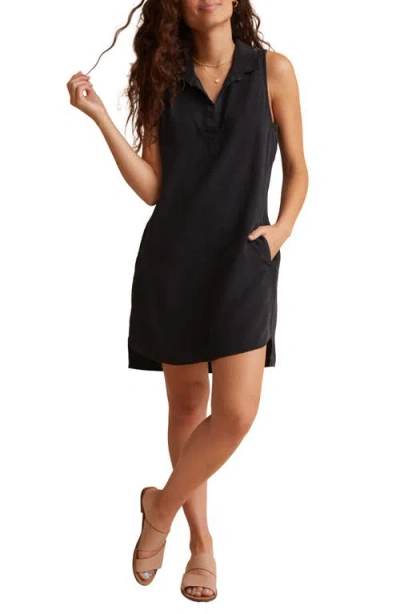 Bella Dahl Sleeveless A-line Minidress In Black