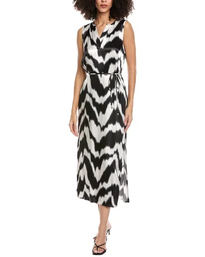 Bella Dahl Sleeveless Belted Maxi Dress In Multi