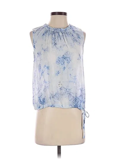 Pre-owned Bella Dahl Sleeveless Blouse In Blue