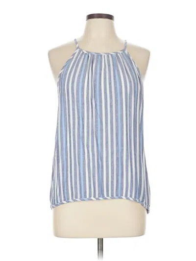 Pre-owned Bella Dahl Sleeveless Blouse In Blue
