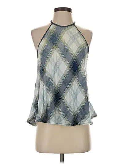 Pre-owned Bella Dahl Sleeveless Blouse In Blue