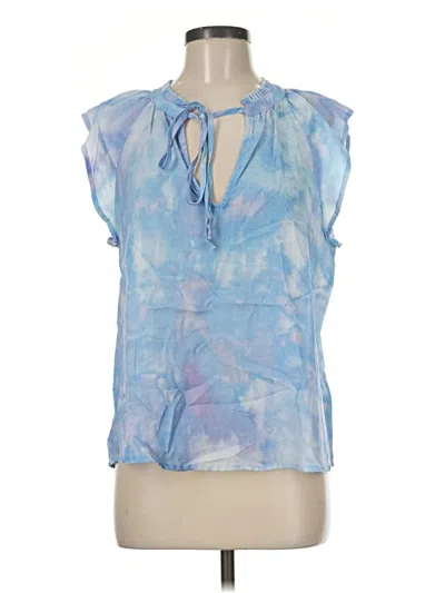 Pre-owned Bella Dahl Sleeveless Blouse In Blue