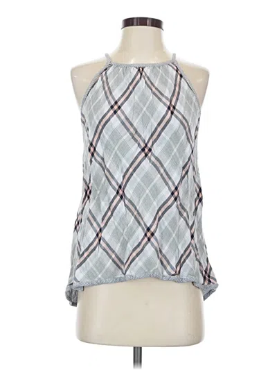 Pre-owned Bella Dahl Sleeveless Blouse In Blue