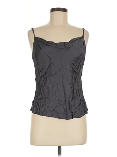 Pre-owned Bella Dahl Sleeveless Blouse In Gray
