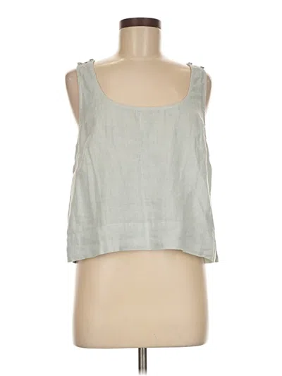 Pre-owned Bella Dahl Sleeveless Blouse In Green