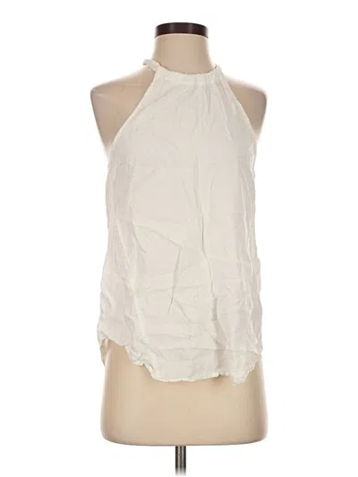 Pre-owned Bella Dahl Sleeveless Blouse In Ivory