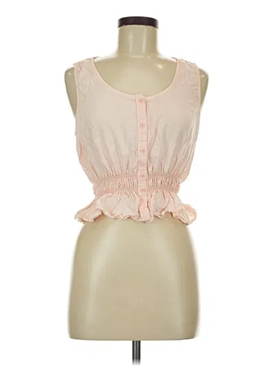 Pre-owned Bella Dahl Sleeveless Blouse In Pink