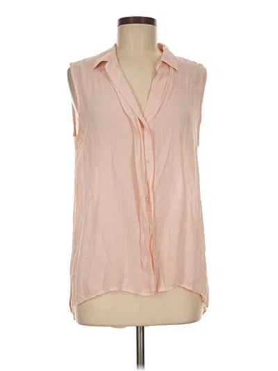 Pre-owned Bella Dahl Sleeveless Blouse In Pink
