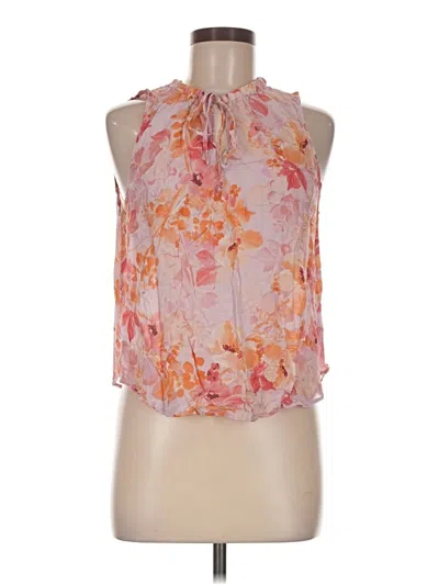 Pre-owned Bella Dahl Sleeveless Blouse In Pink