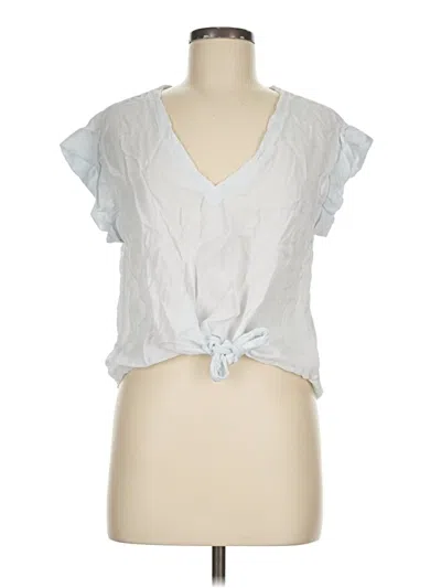 Pre-owned Bella Dahl Sleeveless Blouse In Silver