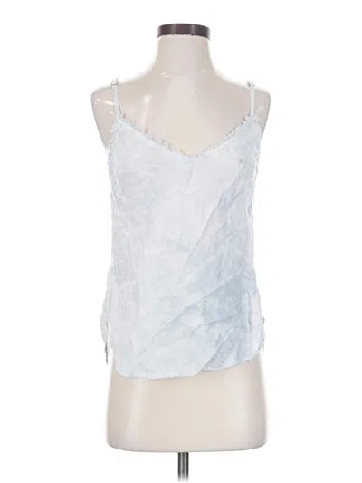 Pre-owned Bella Dahl Sleeveless Blouse In Silver