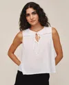 Bella Dahl Sleeveless Pullover In White