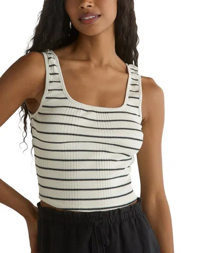 Bella Dahl Sleeveless Square Neck Top In White