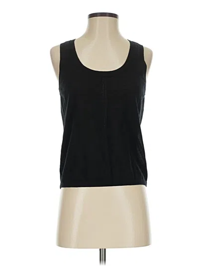 Pre-owned Bella Dahl Sleeveless Top Black Scoop Neck Tops