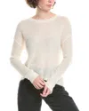 Bella Dahl Slouchy Mohair & Wool-blend Sweater In Neutral