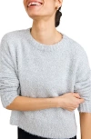Bella Dahl Slouchy Sweater In Gray
