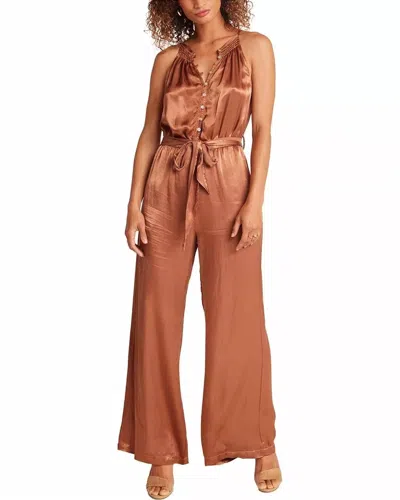 Bella Dahl Smocked Halter Neck Jumpsuit In Curacao Coconut