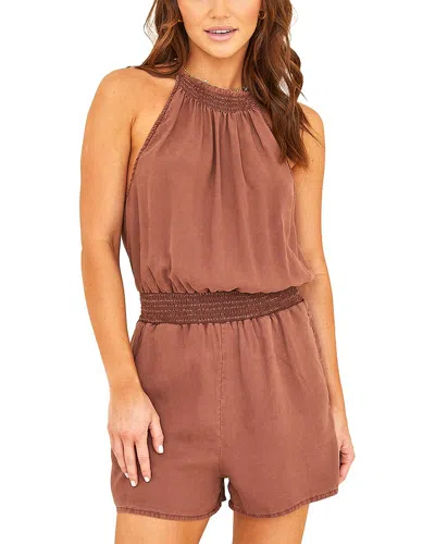 Bella Dahl Smocked Halter Romper