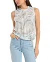Bella Dahl Smocked Neck Blouse