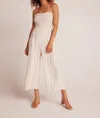 Bella Dahl Smocked Strapless Jumpsuit In White