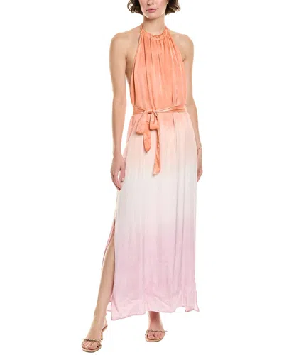 Bella Dahl Smocked Waist Halter Maxi Dress