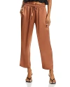 Bella Dahl Smocked Waist Trousers Pants In Curacao Coconut In Curacao Coconut
