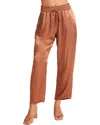 Bella Dahl Smocked Waist Trousers Pants In Curacao Coconut