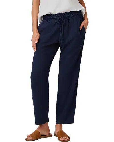 Bella Dahl Smocked Waist Trousers In Blue