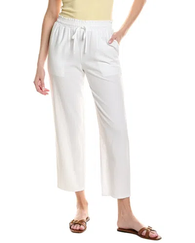 Bella Dahl Smocked Waist Trousers In White