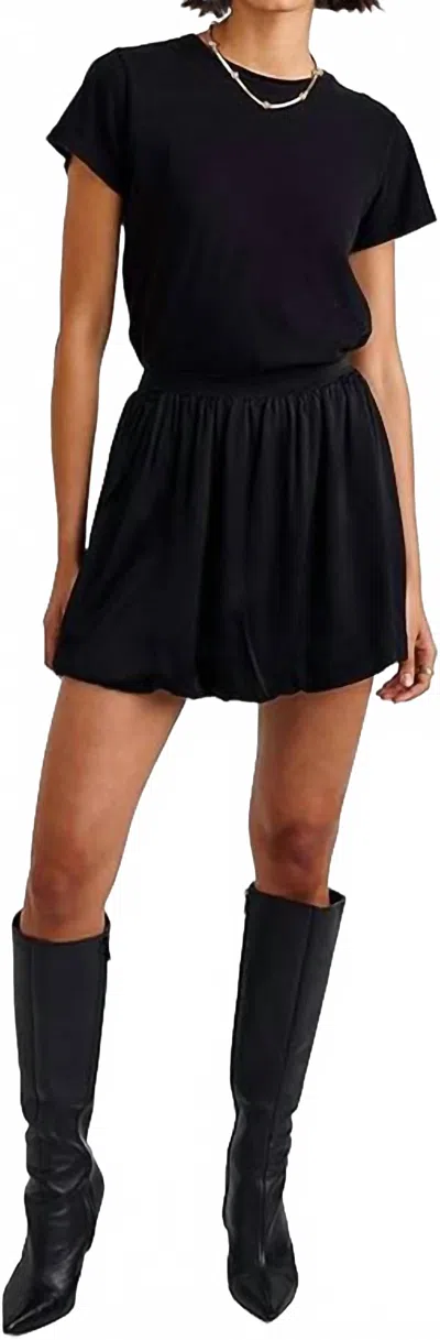 Bella Dahl Soft Bubble Skirt In Black