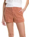 Bella Dahl Utility Tab Trouser Short In Sedona Sun In Multi