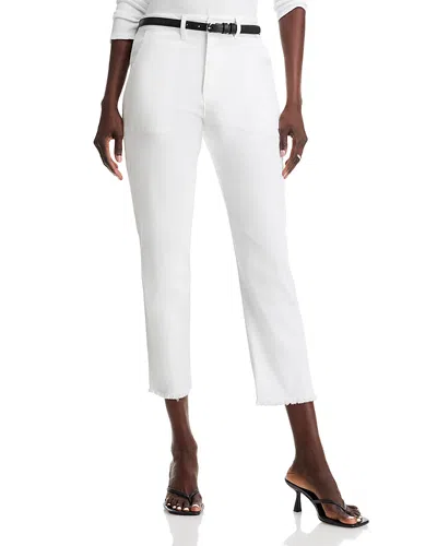 Bella Dahl Sonny Fray Utility Trousers In White