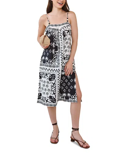 Bella Dahl Spaghetti Strap Midi Dress In Black
