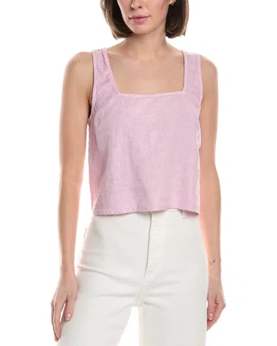 BELLA DAHL BELLA DAHL SQUARE NECK LINEN TANK