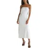 Bella Dahl Strapless Linen Dress