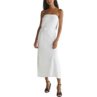 Bella Dahl Strapless Linen Dress