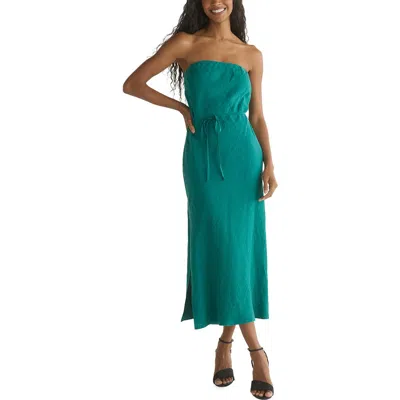 Bella Dahl Strapless Linen Dress