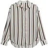 Bella Dahl Boyfriend Button Down Shirt In Multi
