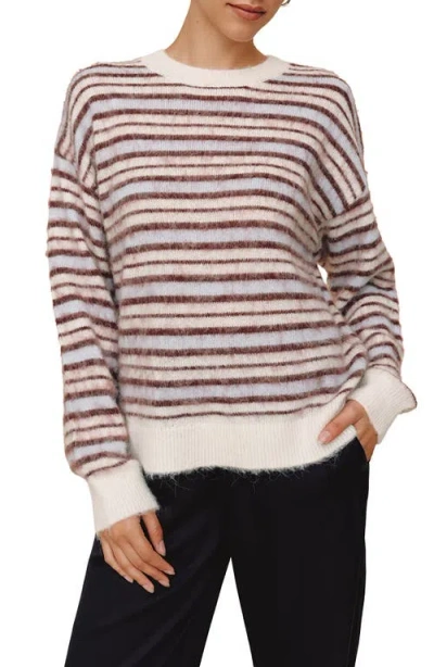 Bella Dahl Stripe Sweater In Multi