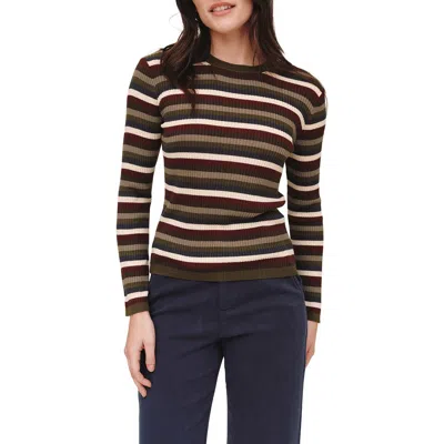 Bella Dahl Striped Long Sleeve Top In Multi