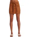 Bella Dahl Sunny Utility Skirt In Golden Henna In Brown