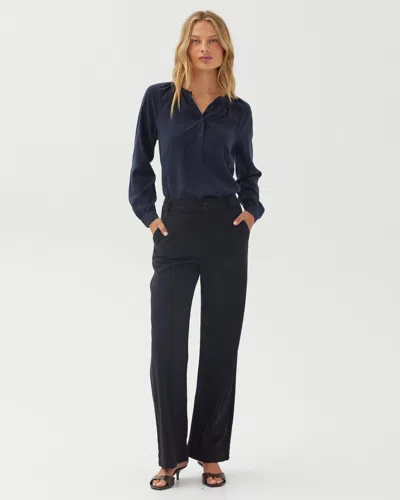 Bella Dahl Sydney Wide Leg Pant In Blue